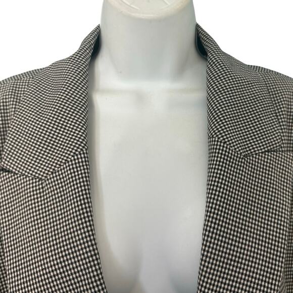 Lane Bryant Black White Check Perfect Drape One-Button Blazer size 22 NEW Tags - Picture 13 of 15